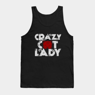 crazy cat lady 1 Tank Top